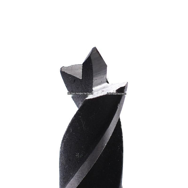 8-Piece High Carbon Steel Three-Point Woodworking Drill Bits Set (3-10mm) for Hand Drilling Wood Boards