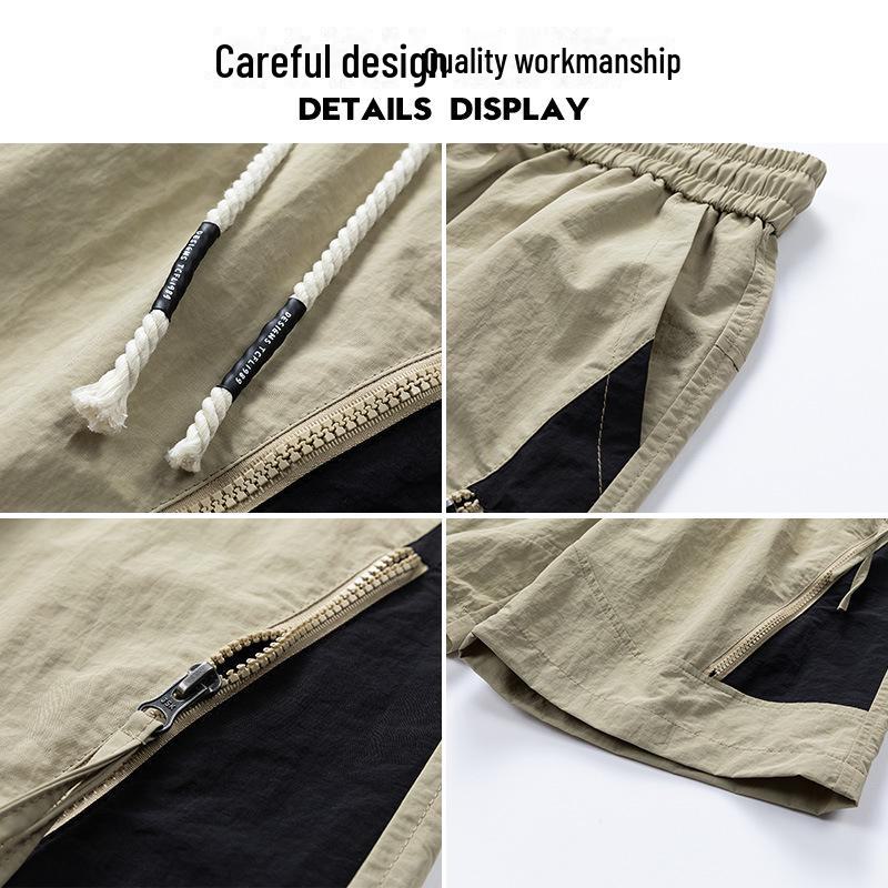 2024 Boys' Summer Waterproof Casual Five-Point Shorts - Lightweight and Loose Fit Sportswear