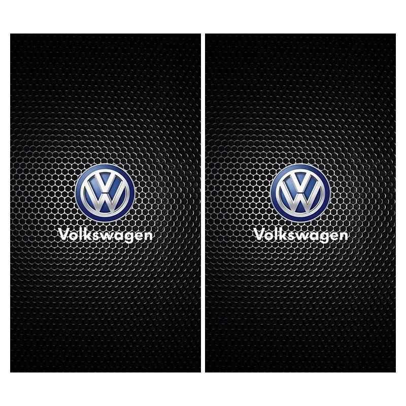 efg1 B-Pillar Center Column PET Decals Emblem 3d Sticker Auto parts For VW Polo Tiguan Passat Golf Jetta Lavida Skoda Octavia