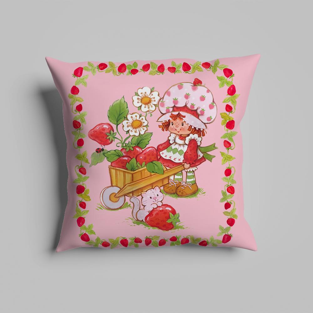 Pillow Case luxurious home office, sofa decorative Multi sized car seat cushions, pillowcases S-StrawberryS-Cute S-ShortcakeS