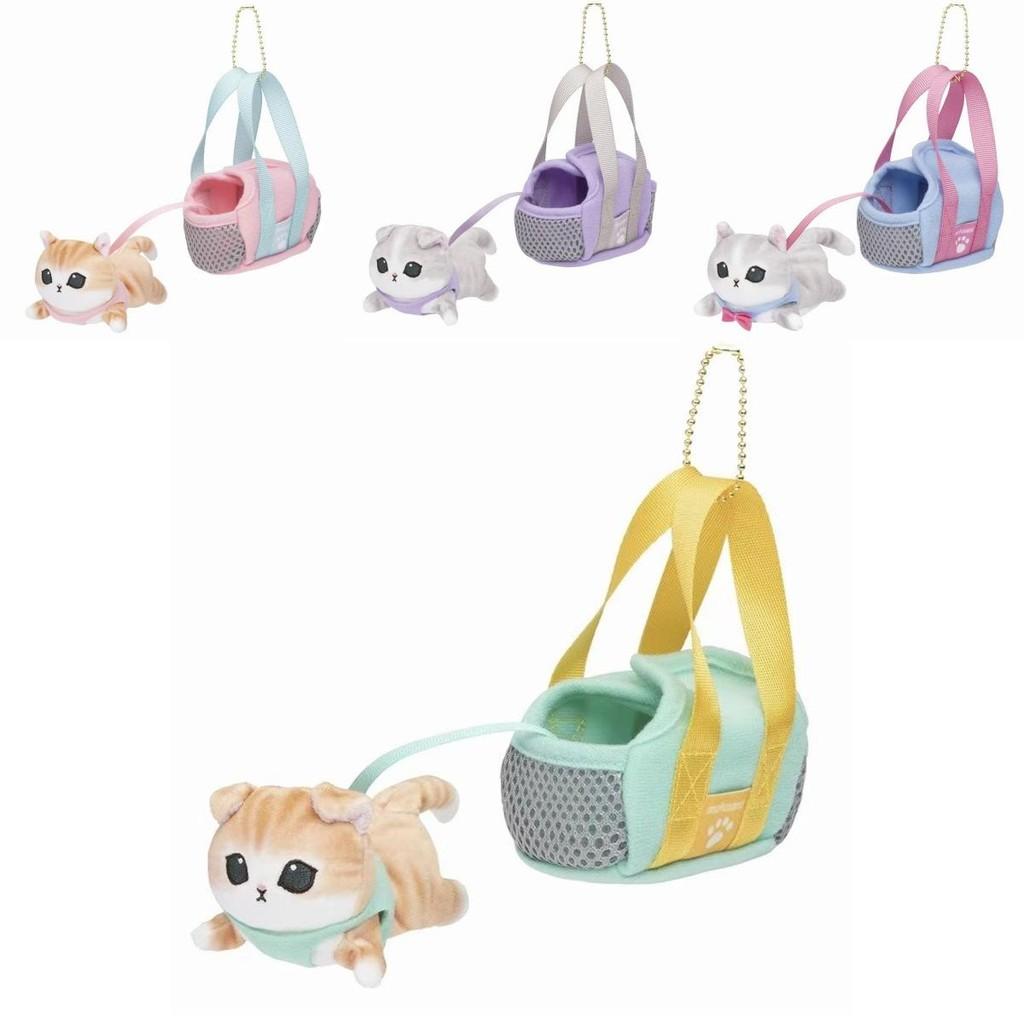 Cute Japanese Style Plush Shark Cat Keychain Adorable Cartoon Cat Doll Accessory