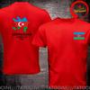 Lustiges Design Aserbaidschan Flagge Karte Shirt Unisex Mode Trendig Freizeitkleidung Stilvolle Oberteile T-Shirt Freizeit-T-Shirt Unisexs T-Shirt