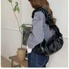 Pleated PU Cloud bag for women leisure armpit bags women's shoulder bags new