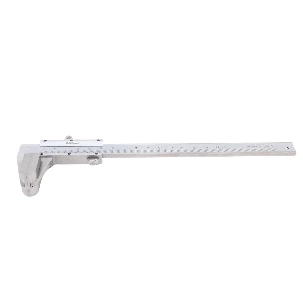 Vernier Caliper 6in 0 150mm Large Measuring Faces Stainless Steel Industrial Measuring Tool
