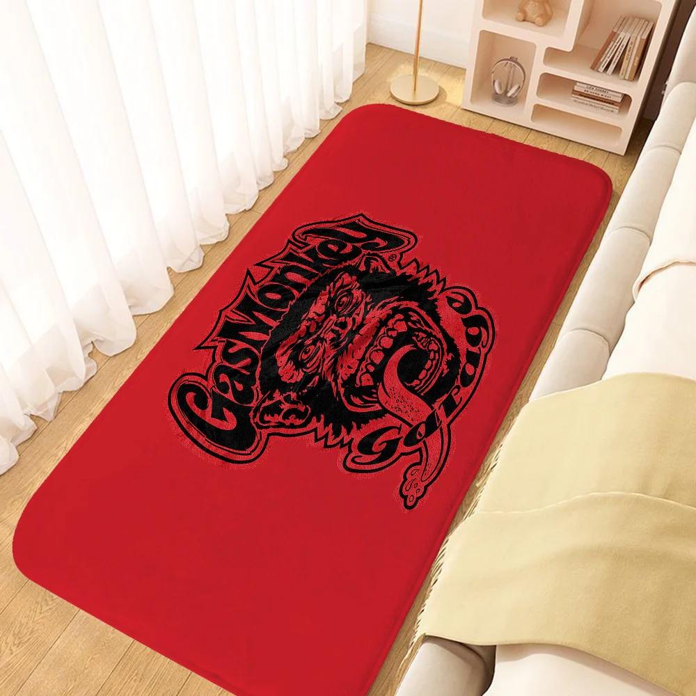 G-Gas Monkey Decor Carpets for Living Room Non-slip Rug Welcome Rugs Home Bedroom Bedside Soft Floor Mat Kitchen Front Doormat