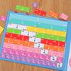 Kids Magnetic Fraction Math Montessori Toys Wooden Fraction Book Set Arithmetic Teaching Aid Kids Educational Learning Toys