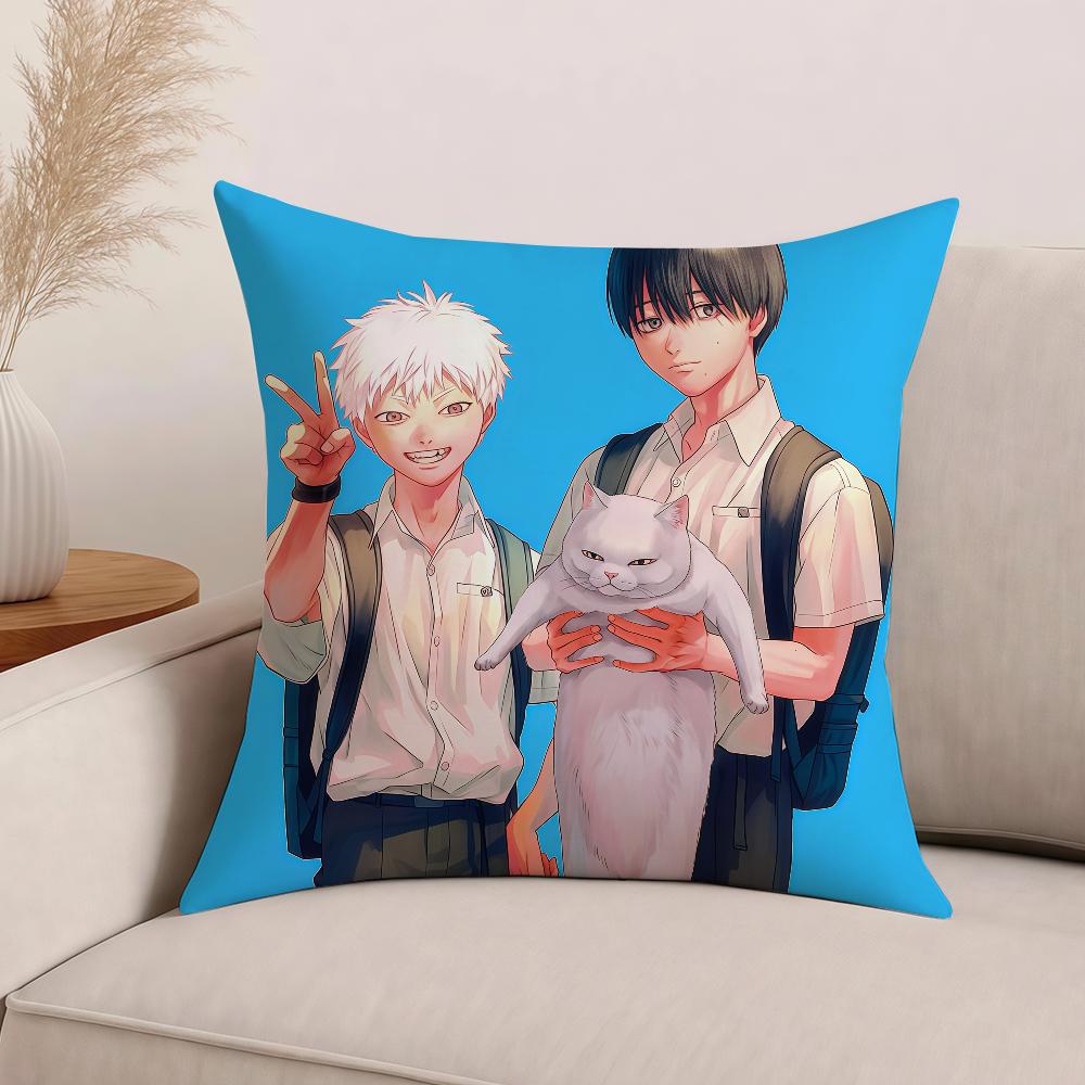 Anime The S-Summer H-Hikaru D-Died Pillow Case Office Cushions Suitable For Sofa Car Bedroom Decorative Cushion Cover