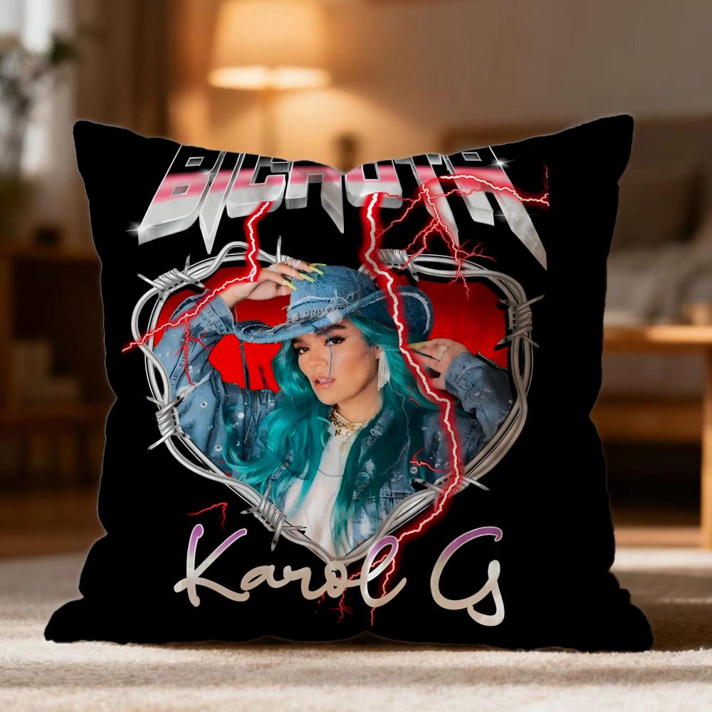 Hot KKAROL Ged Cushion Cover Soft Washable Pillow Case Multi-Scene for Couch Bed Travel Office Use