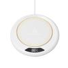 Electric Coffee Mug Warmer with Temperature Control, Pink, 88°C Display, Portable Heating Plate for Office & Home