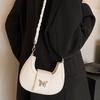 Versatile Bag Women S   Chain Simple Shoulder Bag Casual Crescent Bag