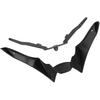 CHIFUN Front Spoiler Winglets Downforce Motorcycle Fairing Aerodynamic Beak Nose Cone Extension Cowl Replacement for Yamaha MT09 MT-09 MT 09 SP 2021