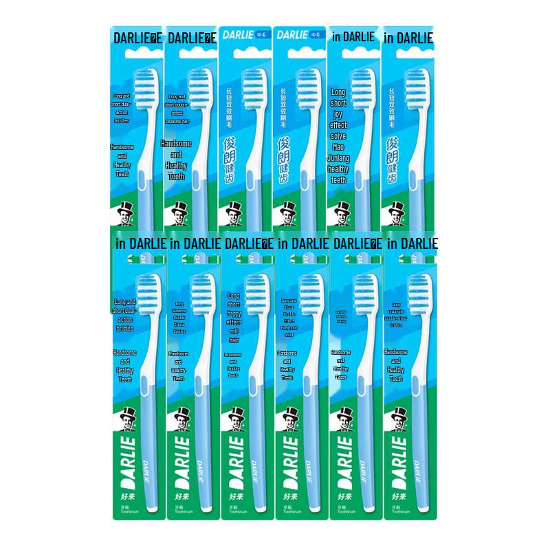 Darlie Pro-Clean Medium Bristle Toothbrushes, 12-Pack
