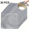 10pcs Microfiber Steel Wire Soap Pad - Double-sided Kitchen Dish Scrubber for Cutlery and Cookware KTY