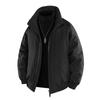 Jackets For Men Outdoor Loose And Versatile Cotton Coats For Men Solid Color Stand-up Collar Tops For Men Outdoor