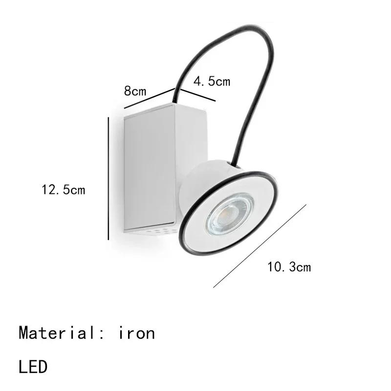 Nordic Medieval Style Wall Light for Living Room Bedside Light Retro Magnetic Suction Bedroom Decor Wall Lamp Home Wall Sconces