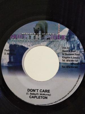 7-Zoll-Schallplatte CAPLETON - Don't Care NONE Nordpol Jamaika Reggae, Ska & Dub Gebraucht