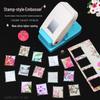 Rectangle & Square Stamp Embosser for DIY Journal Cards and Philately Projects