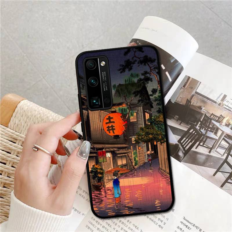Husă Telefon Artă Stil Japonez Japonia Pentru Huawei Honor V30 30 9X 7A Pro View 20 10 9 Lite 10I 8C 8X 5A Play