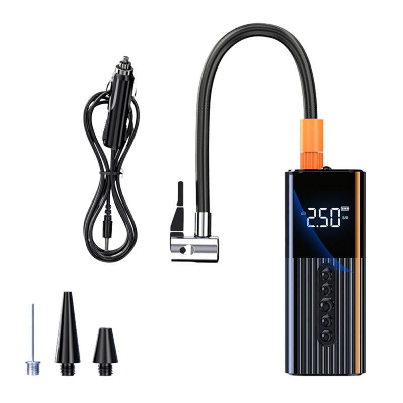 Car Air Pump Tire Compressor Tyre Inflator Air Cylinder Mini Digital Display Wireless Inflatable