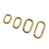 4Pcs Metal Oval Snap Clips for Purse Strap Extender and Keychain Hook Spring O Rings Clips Keyring Buckle Replacement