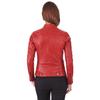 SKINOUTFIT Women Red Leather Jacket Genuine Lambskin Leather Biker Motorcycle Jacket Coat