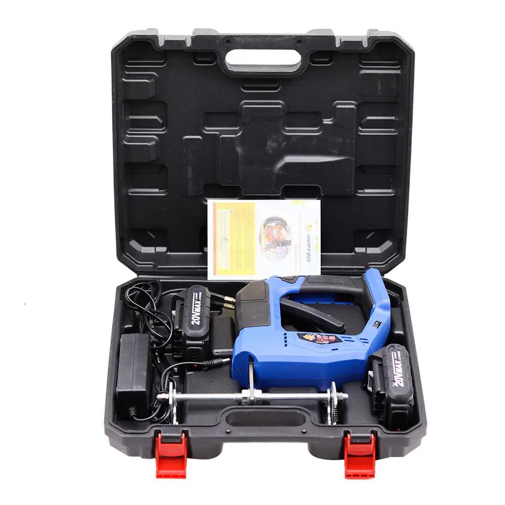 Bee Shaker Machine with Frame Handle, Lithium Battery Vibrator, and Duster for Beehives