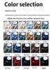 Men's Plus Size 100% Pure Wool Round Neck Cashmere Sweater - Autumn/Winter Casual Knit Pullover