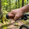 Leather Material Bike Leather Handle Cover Shock-absorbing Bike Cowhide Grip  Bicycle Accessory