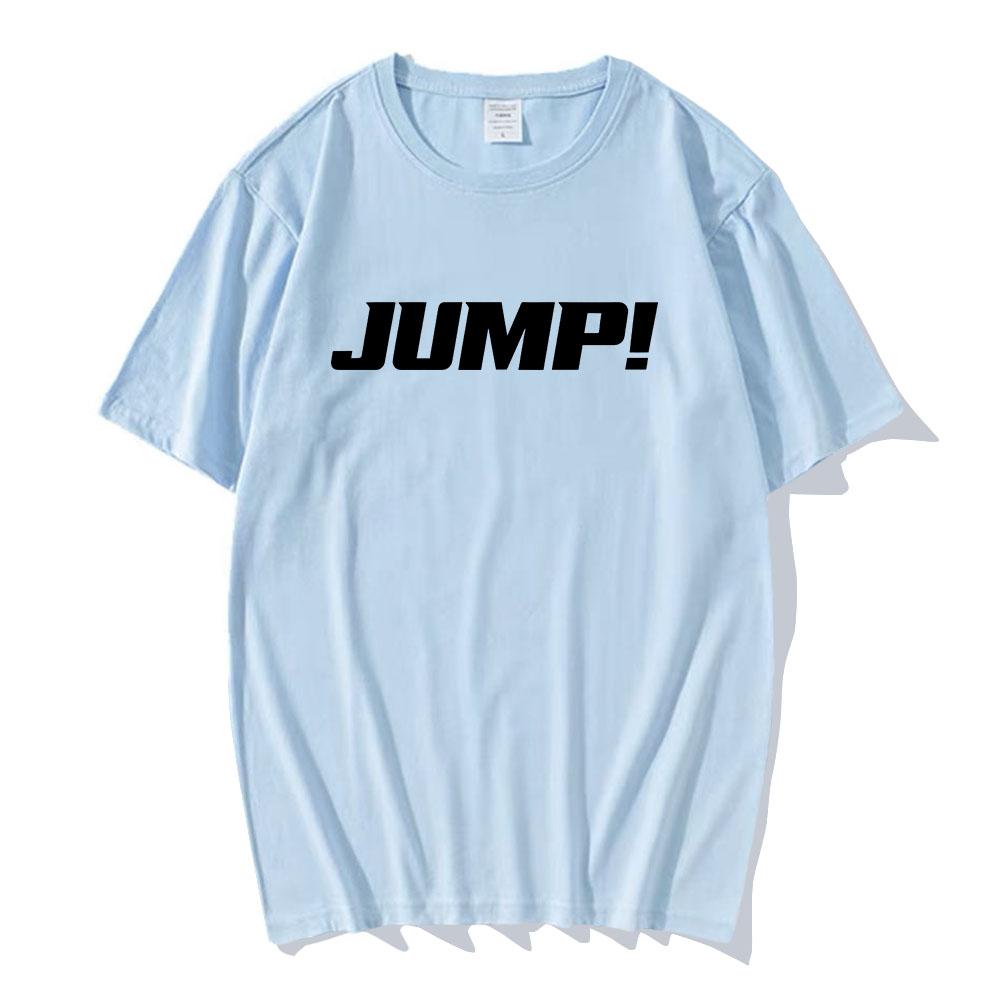 Jump Single Graphic 2025 T-shirt Band and Pink Girls' Band Tshirts Cotton Fashion Short Sleeve T Shirt Men Women Clothing