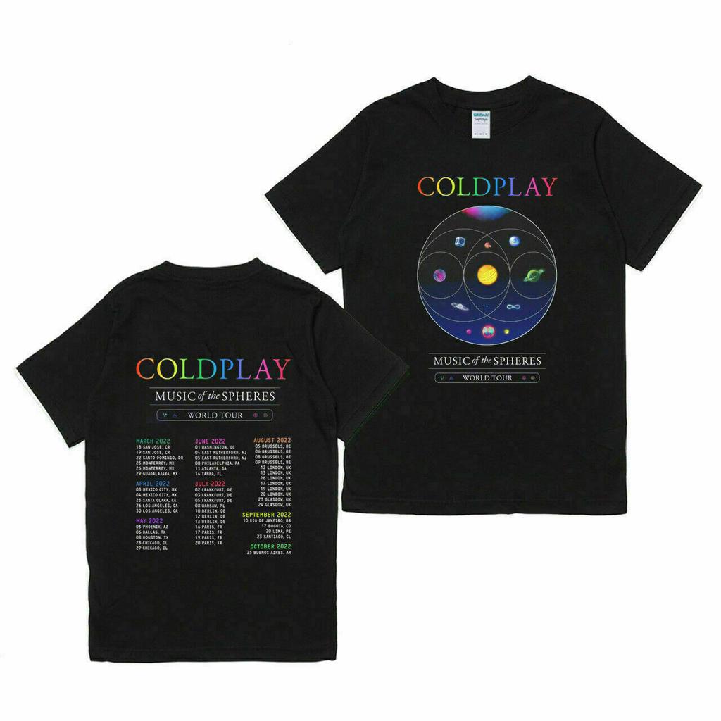 HEISS!! Coldplay Music Of The Spheres WELTTournee 2022 T-Shirt, Musikband T-Shirt