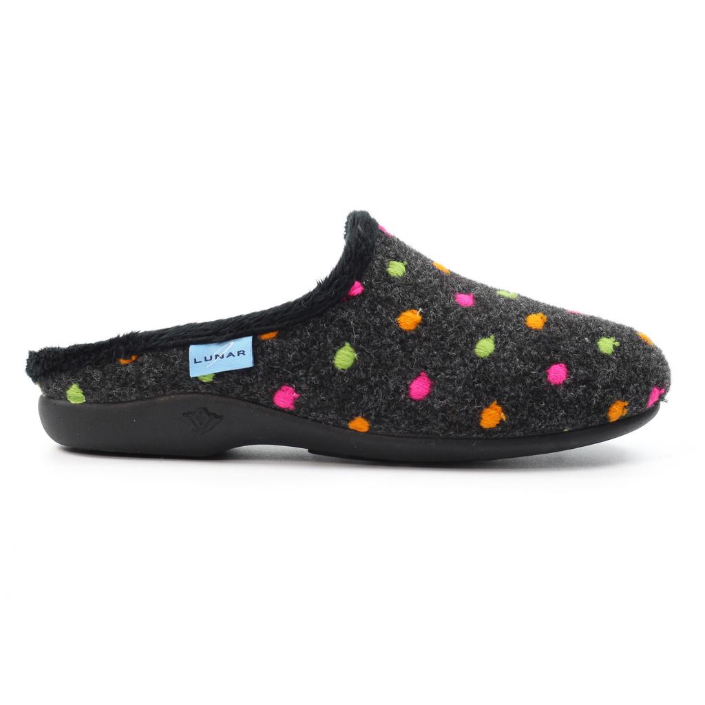 Lunar Womens/Ladies Peanut Mule Slippers