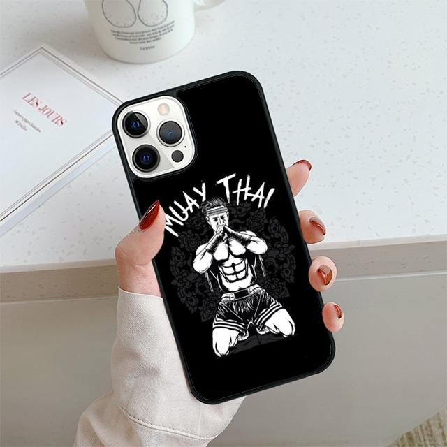 Muay Thai Knee Phone Case For iPhone 17 Air 14 15 16 13 12 Cover For Apple 14 15 16 Pro Max 6S Plus Coque