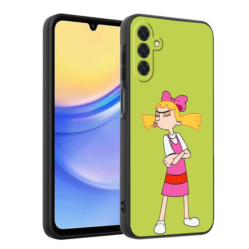 Cartoon Hey Arnold Helga Weiche Handyhülle für Samsung A17 A37 A57 A16 A26 A36 A56 A15 A25 A35 A55 A14 A24 A34 A54 A13 A23 A33 A53