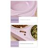 Double Bowls Pet High Footed Bowl Non-Slip Detachable Cat Food Water Bowl Multifunction Protect Cervical Spine