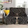 Tree of Life Nature Viking Yggdrasil Norse Soft Flannel Blankets,Throw Blanket Comfortable Blanket for Picnic Beds Home Bedroom