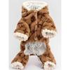 Winter Autumn New Pet Fleece-Lined Thickened Four-Legged Clothes for Small Medium Dogs (Teddy Poodle) Cats 5