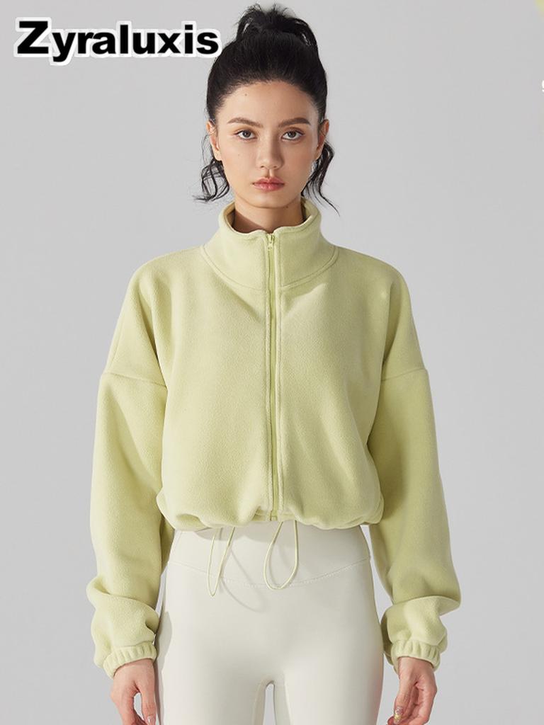 Women's Sherpa Fleece Hoodie with Warm Lining and Drawstring Hood for Fall Winter Daily Wear