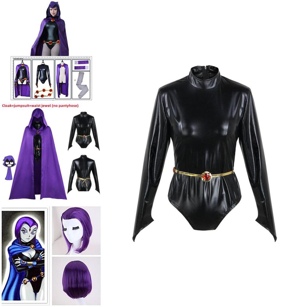 Stunning Anime Teen Titan Raven Costume For Cosplay And Themed Parties