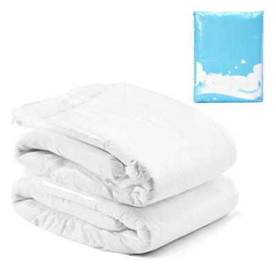 LittleForBig Adult Diapers, Pants Type, Solid Color, Thick, High Absorption, Tape Type, 2-Pack, White, Size M