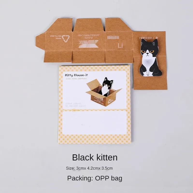Cartoon Note Book Carton Cat Small Notes Stick N Times Sticky Memo Pads for School Student Cute Stationary Supplies
