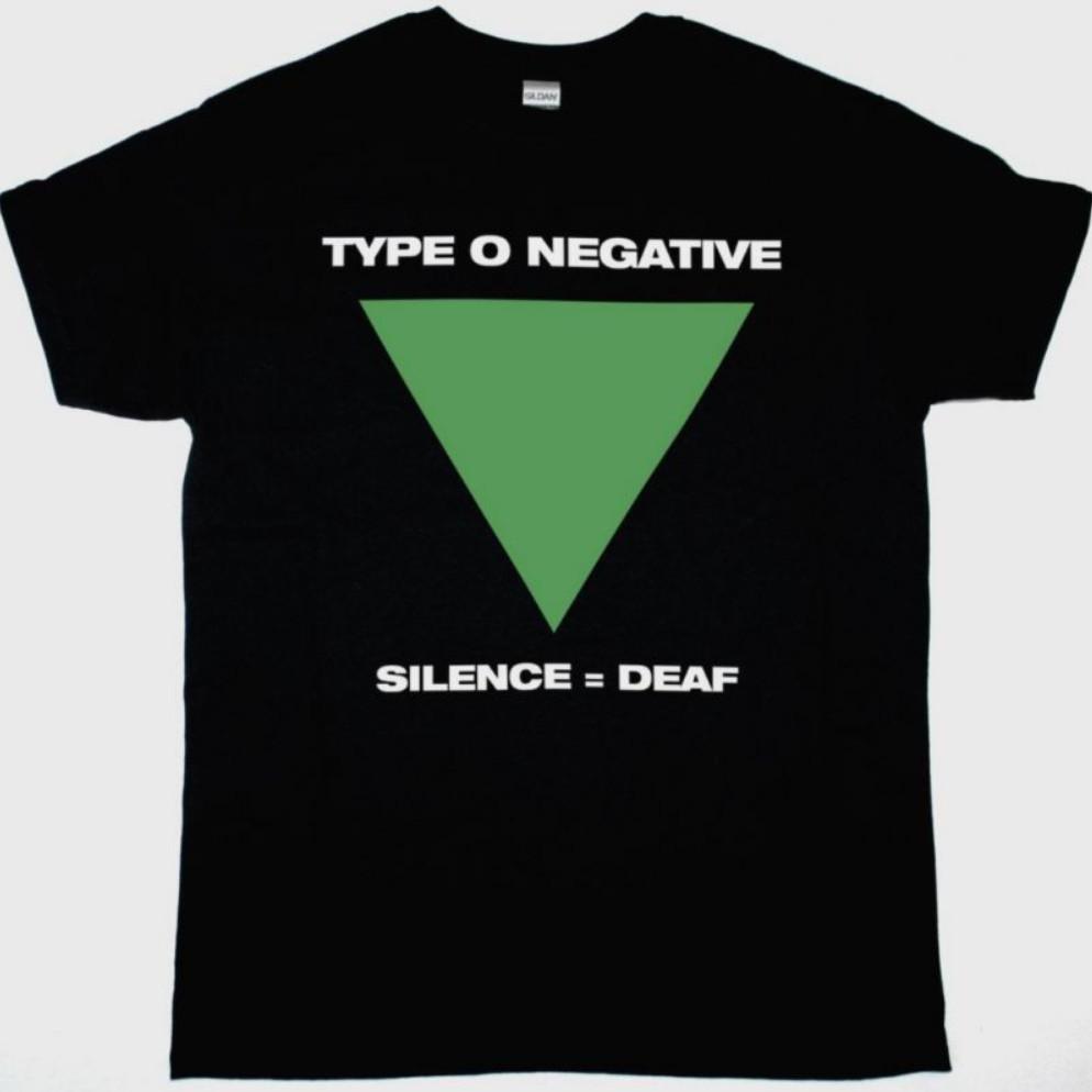 TYPE O NEGATIVE SILENCE = DEAF NEW BLACK T-SHIRT Unisex T-Shirt XXXL