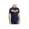 Polo Ralph Lauren SS24 Buchstabenlogo-Muster Slim Fit Kurzarm-Poloshirt Herren Tops Blau 710746108-001