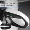 GQEW9 For Skoda PVC Car Rearview Mirror Eyebrow Rain Visor Sun Shade Rainproof Cover Octavia Superb RAPID FABIA KAMIQ KAROQ KODIAQ