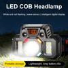 Led Strong Light Headlamp USB Rechageable Motion Sensor Headlight Portable Fishing Camping Outdoor Head Lamp Work Flashlight
