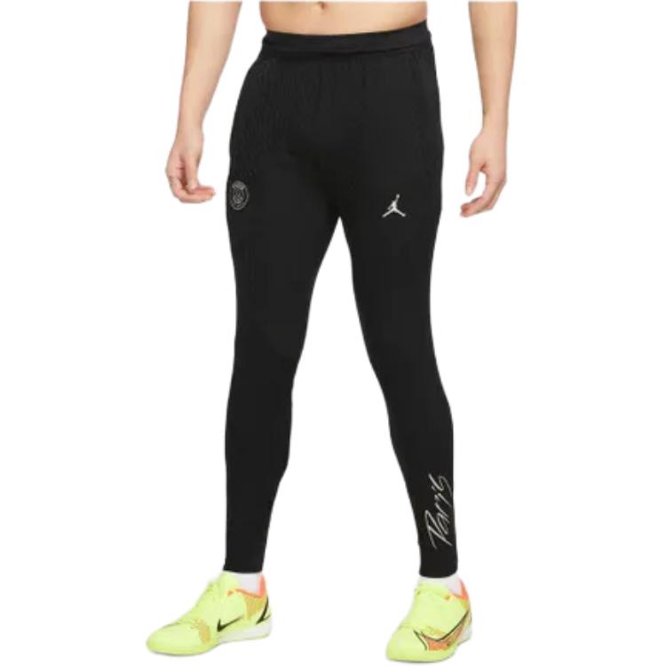 Jordan X PSG Collaboration Paris Saint-Germain Strike Elite Third ADV Player Version Dri-FIT Fitted Football Pants Men Bottoms Black DZ0760-010