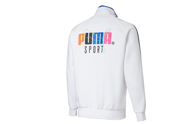 Puma Jackets Men's White Stand Collar Moderate Other 598135-02