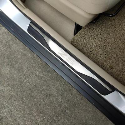 For Mg Zs EV 2024 Car Door Sill Scuff Plate Trim Auto Threshold Protector Accessories Styling Stickers
