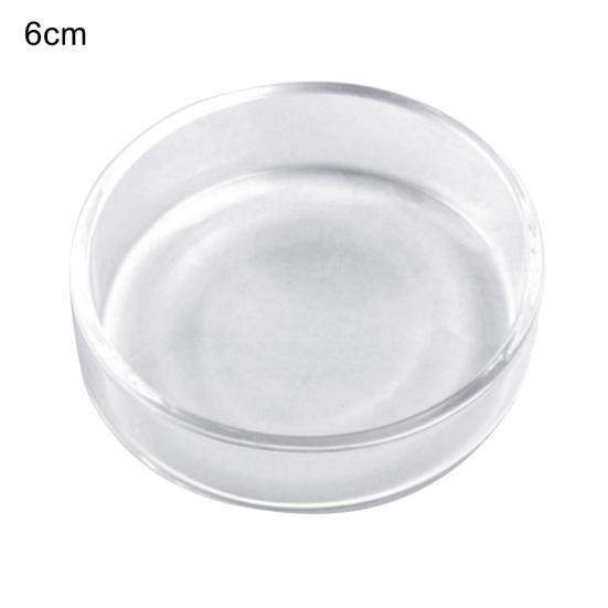 Aquarium Fish Tank Crystal Red Cherry Shrimp Round Glass Feeding Dish Feeder 6cm