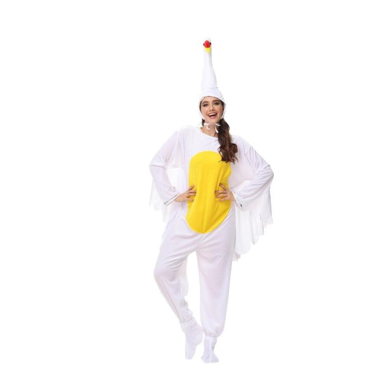 Halloween Adult Cartoon Animal Show Costume Black Swan White Swan Animal Onesie Costume