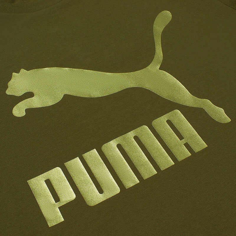 Puma Set-in Sleeve T-Shirt Men's Green 673666-62